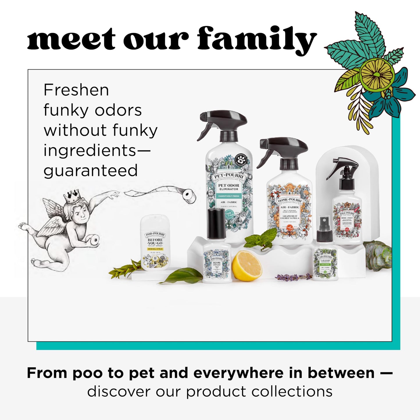 Poo-Pourri Before-You-Go Toilet Spray, Fresh Air, 2 Fl Oz - Jasmine, Fresh Air and Mint