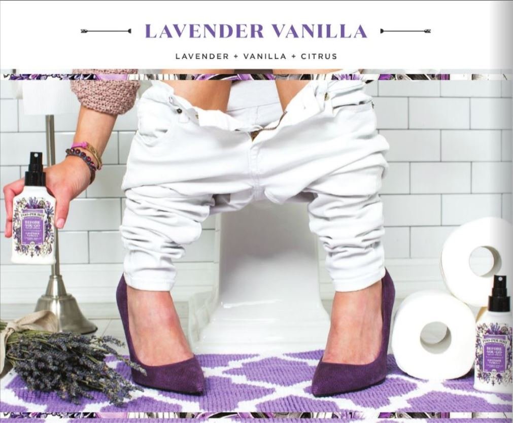 Poo-Pourri Before-You-Go 16 Ounce Refill Bottle, Lavender Vanilla