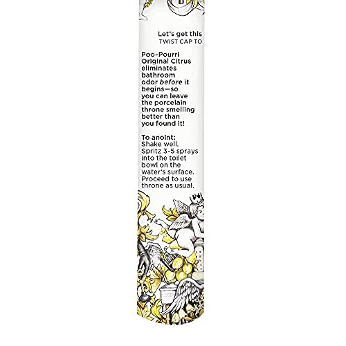 Poo-Pourri Before-You-Go Toilet Spray, Original Citrus, 8 Fl Oz - Lemon, Bergamot and Lemongrass