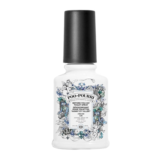 Poo-Pourri Before-You-Go Toilet Spray, Fresh Air, 2 Fl Oz - Jasmine, Fresh Air and Mint