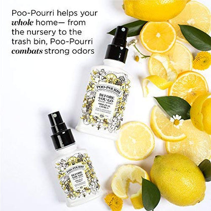 Poo-Pourri Before-You-Go Toilet Spray, Original Citrus, 8 Fl Oz - Lemon, Bergamot and Lemongrass