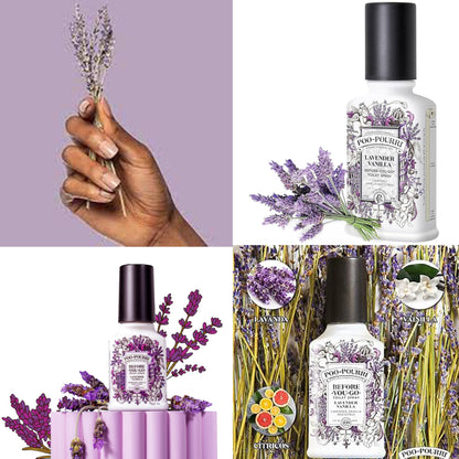 Poo-Pourri, Before-You-Go Toilet Spray, Original Lavender Vanilla - 4 oz, 2 Pack