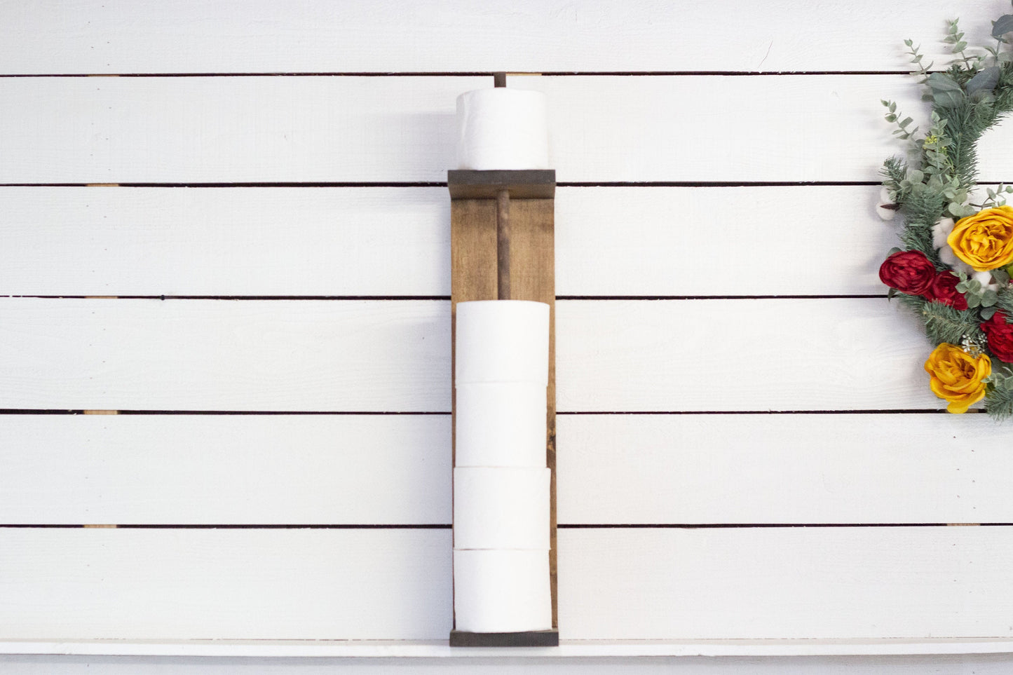 Toilet Paper Roll Holder with storage
